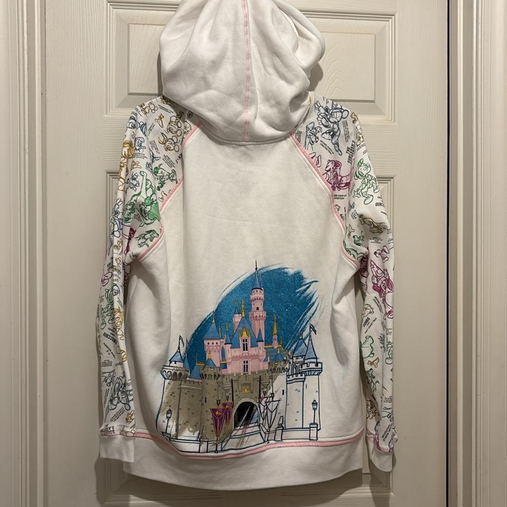 Disney ink and paint collection zip up sweatshirt - Picture 6 of 7